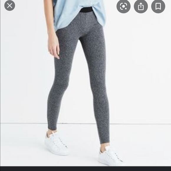 Madewell gray black color block leggings - Picture 4 of 10